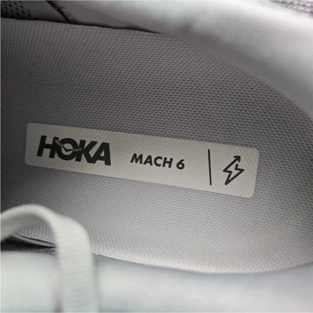 Like New! Hoka One One Men's Athletic Shoes Gray White